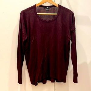 Maroon sweater H&M size S
